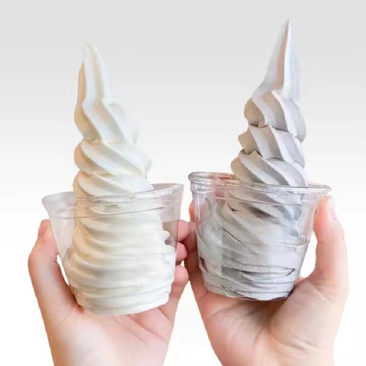 ถ้วยไอศครีมพลาสติกPP แบบโปร่งใส ทรงกลม  