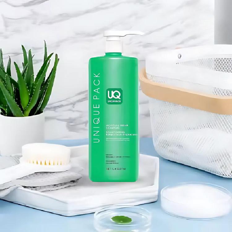 ขวดพลาสติกHDPE หัวปั๊มสีเขียว ขนาด 500ml / 1000ml พิมพ์โลโก้กำหนดเอง  