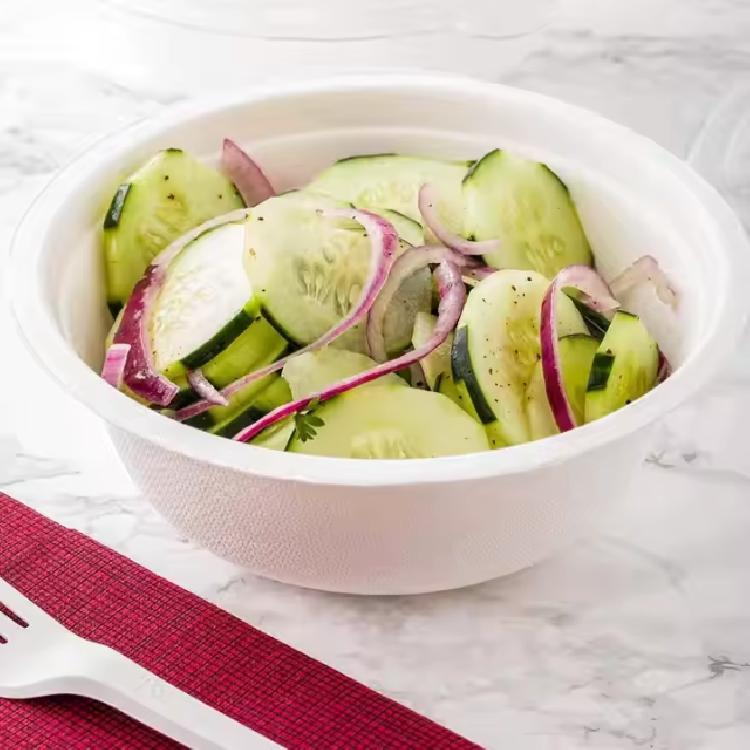 ถ้วยกระดาษชานอ้อย ใส่สลักผลไม้ 500 ml 