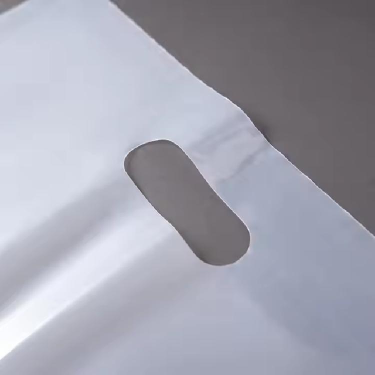 ถุงพลาสติกPE ใส มีหูหิ้ว มีให้เลือก 3 ขนาด พิมพ์โลโก้กำหนดเอง 