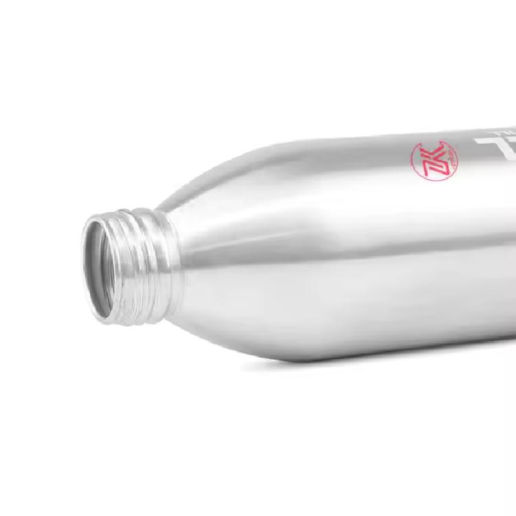 ขวดโลหะอลูมิเนียม ฝาเกลียว สำหรับบรรจุเครื่องดื่ม ขนาด 750ml พิมพ์โลโก้กำหนดเอง