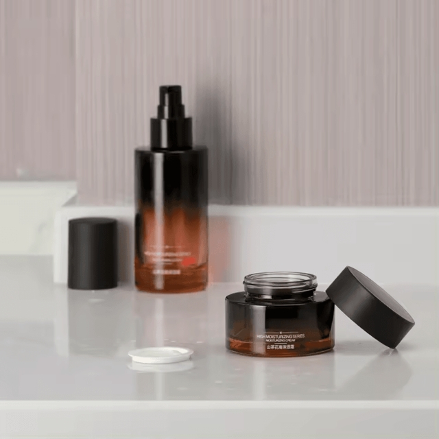 ขวดแก้วเครื่องสำอาง ขวดเซรั่ม ก้นหนา  40 ml/100 ml /120 ml และกระปุกครีม 50g
