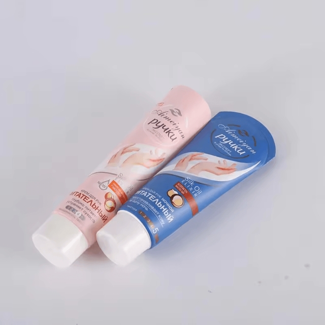 หลอดเครื่องสำอาง หลอดครีมทามือ หลอดพลาสติก 60ml/80ml/100ml/120ml พิมพ์โลโก้เองได้