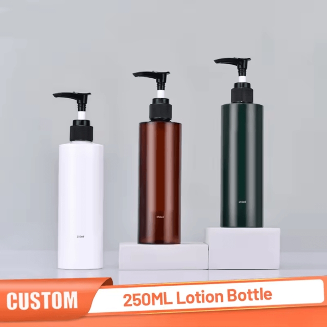 ขวดเครื่องสำอาง ขวดผลิตภัณฑ์ ขวดแชมพู ขวดโลชั่น หัวปั๊ม 250ml