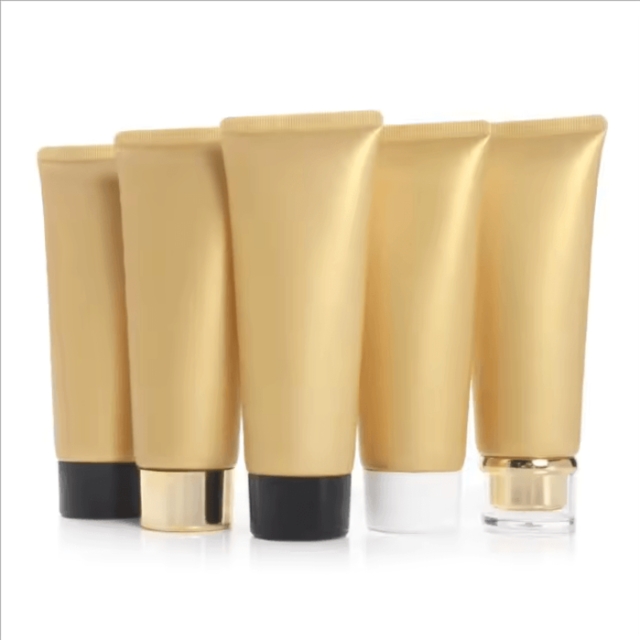 หลอดเครื่องสำอาง หลอดครีมทามือ หลอดโลชั่นครีมทาผิว หลอดพลาสติก ทรงแบน 30ml/50ml/80ml/100ml