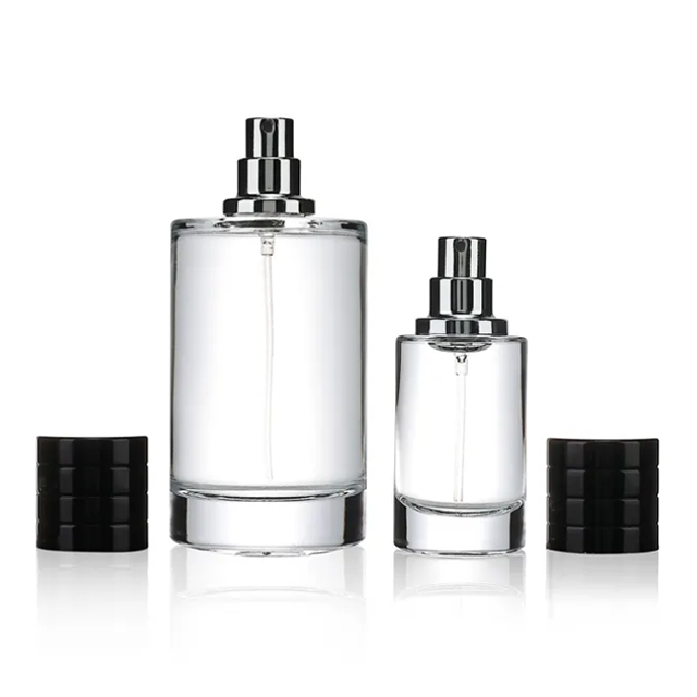 ขวดเครื่องสำอางทรงกระบอก ขวดน้ำหอม ขวดแก้วสเปรย์ 25ml/50ml/100ml