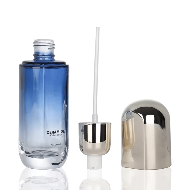 ขวดแก้วเครื่องสำอาง สไตล์ Luxury ก้นหนา ขวดเซรั่ม 40ml/100ml/120ml และกระปุกครีม 30g/50g