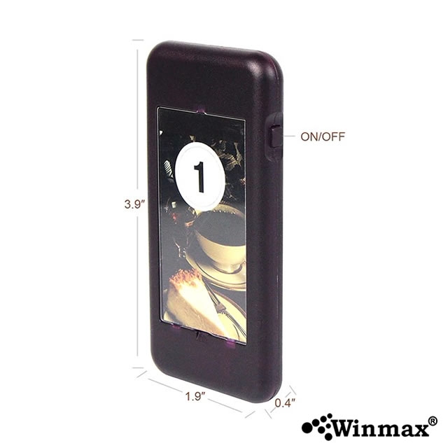 เพจเรียกคิวร้านอาหารไร้สาย 20 คิว Wireless Queue Calling System Winmax-P704