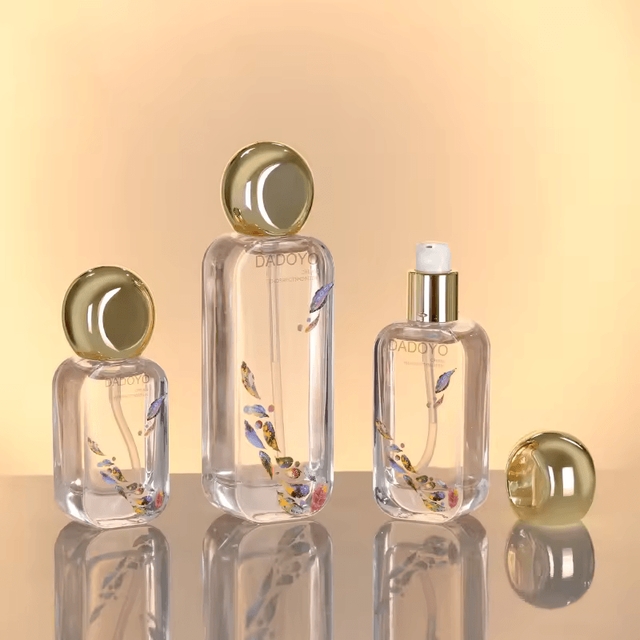 ขวดแก้วเครื่องสำอาง ทรงแบน ก้นหนา ขวดปั๊ม 30ml/50ml/100ml/120 ml ขวดหยด 30/50ml และกระปุกครีม 50g