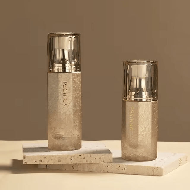 ชุดขวดแก้วเครื่องสำอาง ขวดเซรั่ม ทรงถัง ก้นหนา 40 ml/100 ml /120 ml/150 ml และกระปุกครีม 30/50g