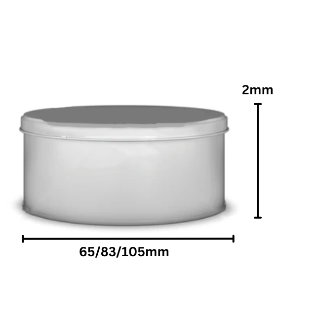 ฝาโลหะ ฝาปิดกระป๋อง สำหรับปิดกระป๋องอาหาร 65/83/105 mm