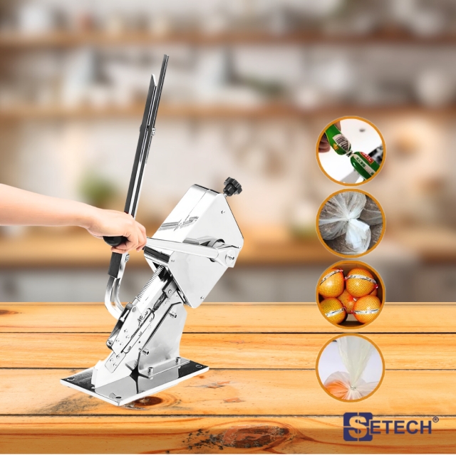เครื่องมัดไส้กรอก รางเดี่ยว SETECH รุ่น HR-550