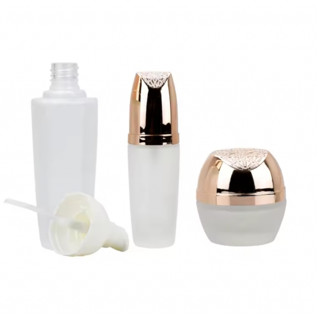ขวดเครื่องสำอางสไตล์ luxury ขวดปั๊ม กระปุกครีม ขวดเซรั่ม 30ml/50ml/120ml