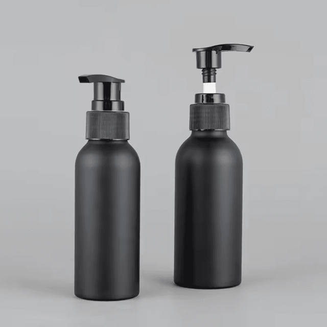 ขวดเครื่องสำอาง ขวดผลิตภัณฑ์ ขวดแชมพู ขวดโลชั่น หัวปั๊ม สีดำ 50ml/100ml/120ml/150ml