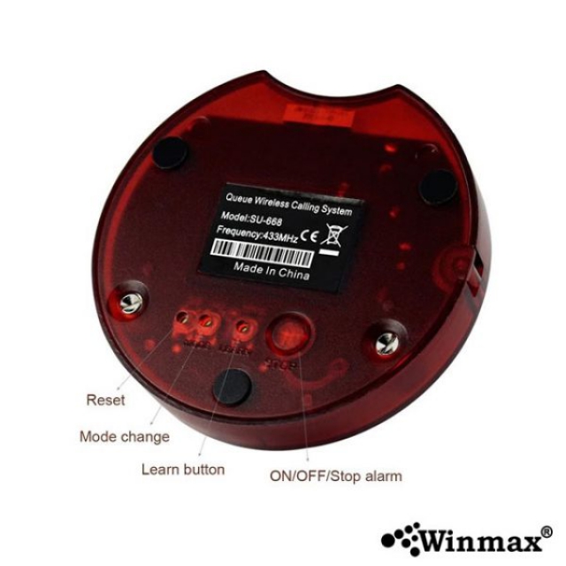 ระบบเรียกคิวไร้สาย Wireless Queue Calling System Winmax-P702
