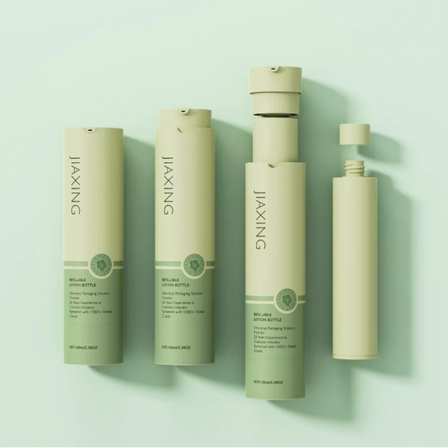 ขวดเครื่องสำอาง ขวดปั๊ม ขวดโลชั่นปั๊มสุญญากาศ 100ml