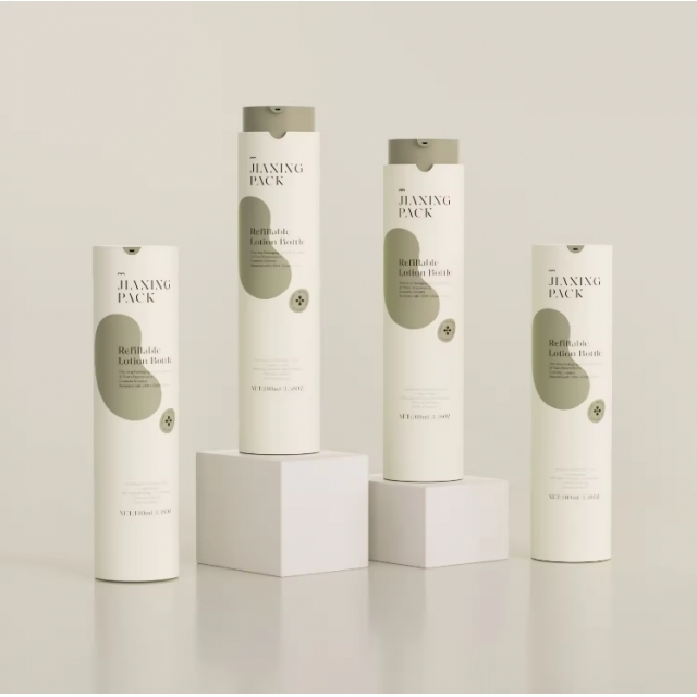 ขวดเครื่องสำอาง ขวดปั๊ม ขวดโลชั่นปั๊มสุญญากาศ 100ml