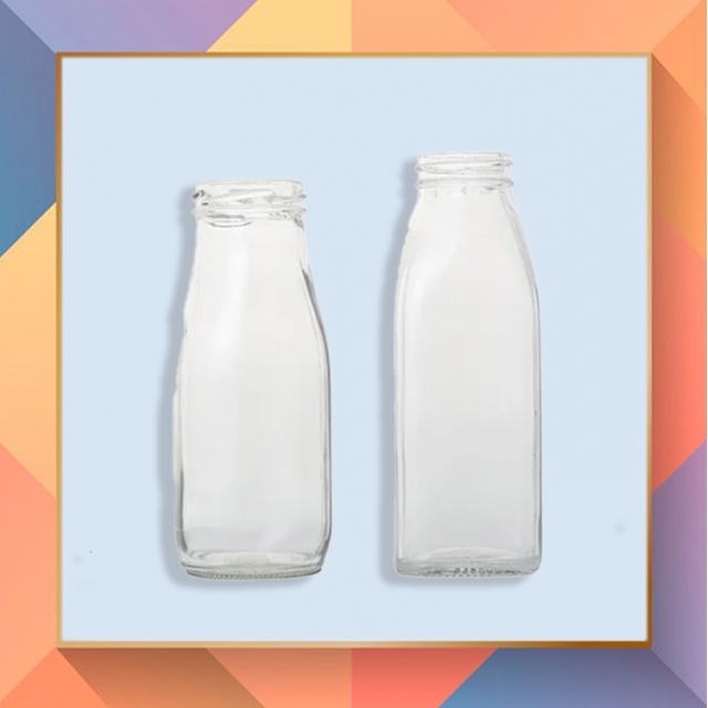 ขวดแก้ว ฝาเกลียวล็อค ขวดสำหรับใส่เครื่องดื่ม หนา 3 mm ขนาด 300 ml (10 oz)