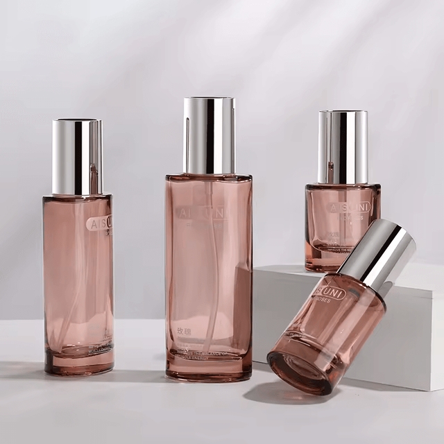 ขวดแก้วเครื่องสำอาง ทรงกลม ก้นหนา ขวดหยด 30ml/50ml ขวดปั๊ม 30ml/50ml/100ml/120 ml และกระปุกครีม 30g/