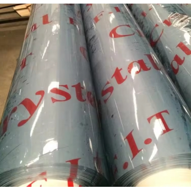 ฟิล์มหด PVC แบบม้วน ฟิล์มหดใส เหนียว สำหรับห่อสินค้าที่มีน้ำหนักมาก หนา 60 um 260x500เมตร