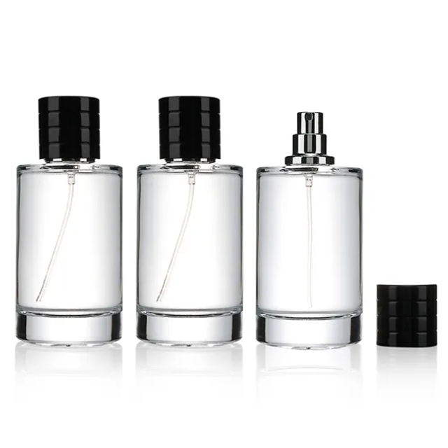 ขวดเครื่องสำอางทรงกระบอก ขวดน้ำหอม ขวดแก้วสเปรย์ 25ml/50ml/100ml