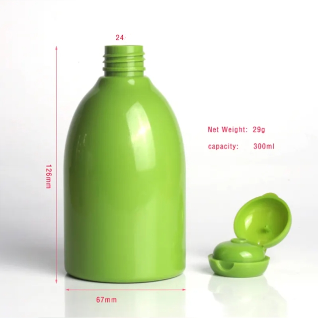 ขวดแชมพูพลาสติก ขวดแชมพูแบบฝาเปิด ขวดแชมพู PET 300ml