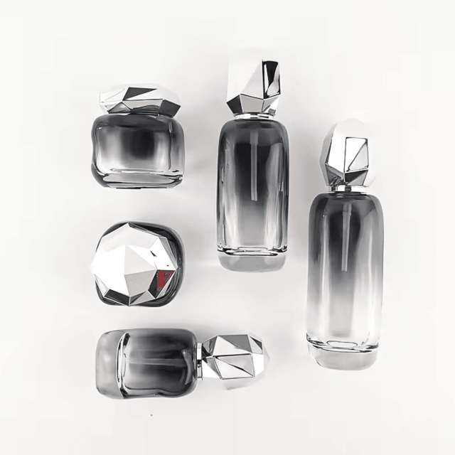ขวดแก้วเครื่องสำอาง สไตล์ Luxury ก้นหนา ขวดเซรั่ม 40ml/100ml/120ml และกระปุกครีม 30g/50g