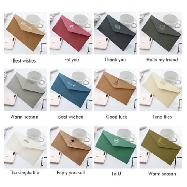 ซองจดหมายฝายุโรป ซองฝายุโรป ซองสำหรับใส่การ์ด บัตรเชิญ หนา 100 แกรม 