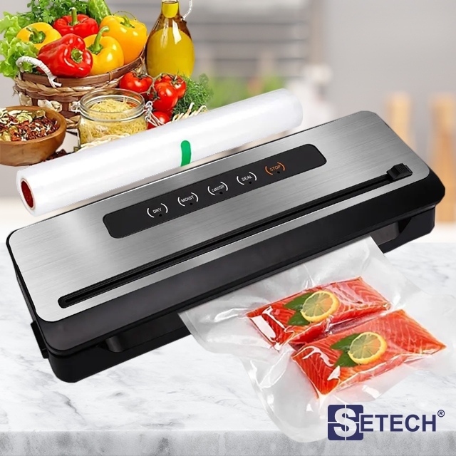 เครื่องซีลสูญญากาศ รุ่นกึ่งอุตสาหกรรม SETECH รุ่น VC-03