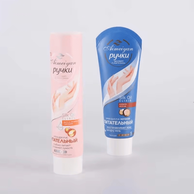 หลอดเครื่องสำอาง หลอดครีมทามือ หลอดพลาสติก 60ml/80ml/100ml/120ml พิมพ์โลโก้เองได้