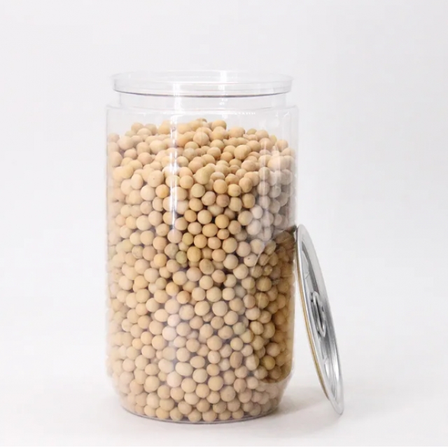 กระป๋องพลาสติก พร้อมฝาอลูิเนียม กระป๋องสำหรับเครื่องดื่ม คุกกี้ ขนม 250/330/500ml