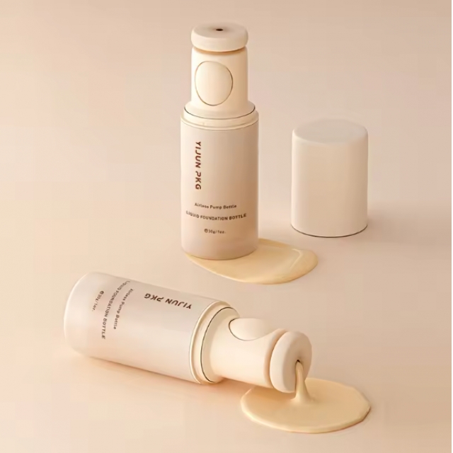 ขวดเครื่องสำอาง ขวดรองพื้นแบบน้ำ พร้อมฟองน้ำ 30ml