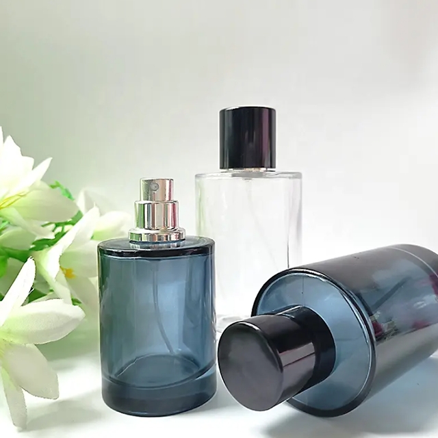 ขวดเครื่องสำอางทรงกระบอก ขวดน้ำหอม ขวดแก้วสเปรย์ 50ml/100ml