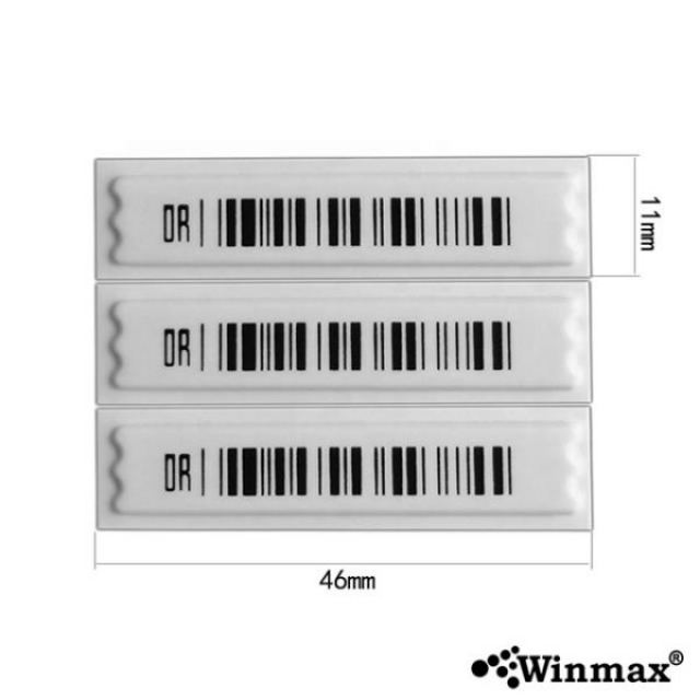 ฉลากบาร์โค้ดกันขโมย Barcode Soft Tag AM 58Khz Winmax-DTC01