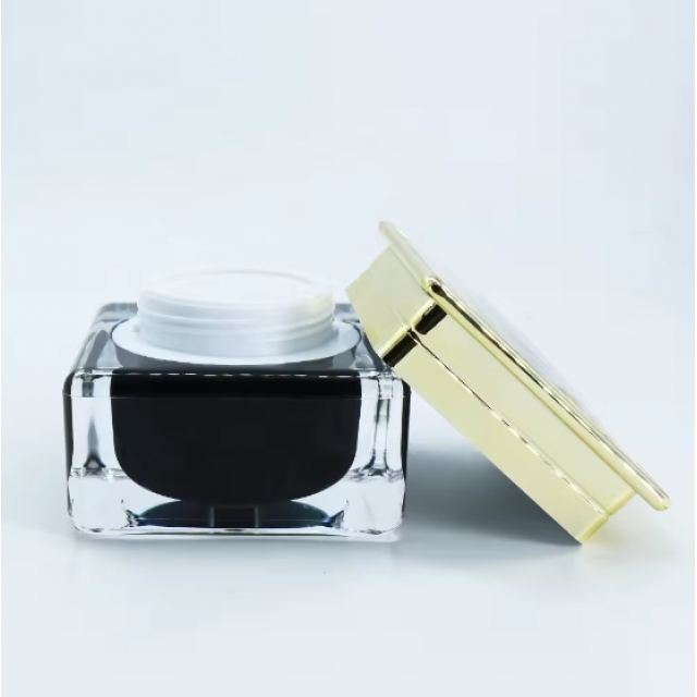 กระปุกเครื่องสำอางสไตล์ luxury โหลครีม กระปุกมากส์บำรุงผิว 50g