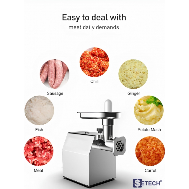 เครื่องบด เนื้อหมู-เนื้อสัตว์ (70kg/hour) SETECH รุ่น MG-x