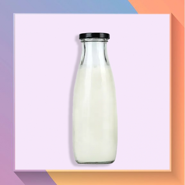ขวดแก้ว ฝาเกลียวล็อคสีดำ ขวดสำหรับใส่เครื่องดื่ม หนา3 mm 200/250/300/500 ml