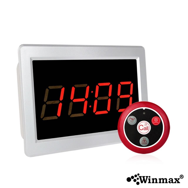 เพจเรียกคิว เรียกพนักงาน Wireless Waiter Calling System Winmax-P705 