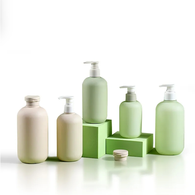 ขวดแชมพูพลาสติกแบบบีบ ขวดแชมพูแบบฝาเปิด ขวดแชมพู HDPE PCR 200ml/300ml/400ml