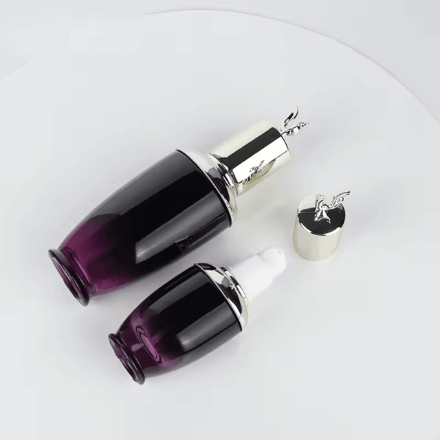 ขวดแก้วเครื่องสำอาง สไตล์ Luxury ก้นหนา ขวดเซรั่ม 40ml/100ml/120ml และกระปุกครีม 50g