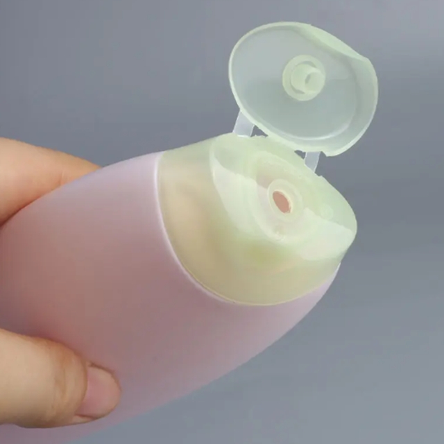 ขวดแชมพูพลาสติกแบบบีบ ขวดแชมพูแบบฝาเปิด ขวดแชมพู Hdpe 200ml