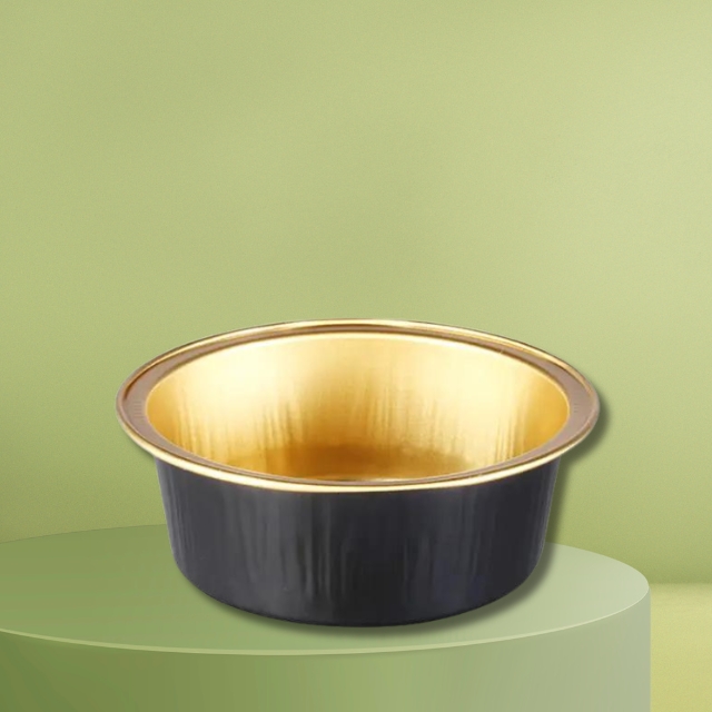 ถาดฟอยล์ อลูมิเนียม ถ้วยฟอยล์ไม่มีฝา ทรงกลม เกรดอาหาร ขนาด 35/55/125 ml