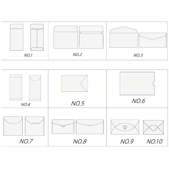  ซองจดหมาย ซองใส่เอกสาร เงิน สีขาว แบบไม่จ่าหน้า หนา 100 แกรม ขนาด 10.8*16.5/10.8*23/10.8*23.4 ซม.