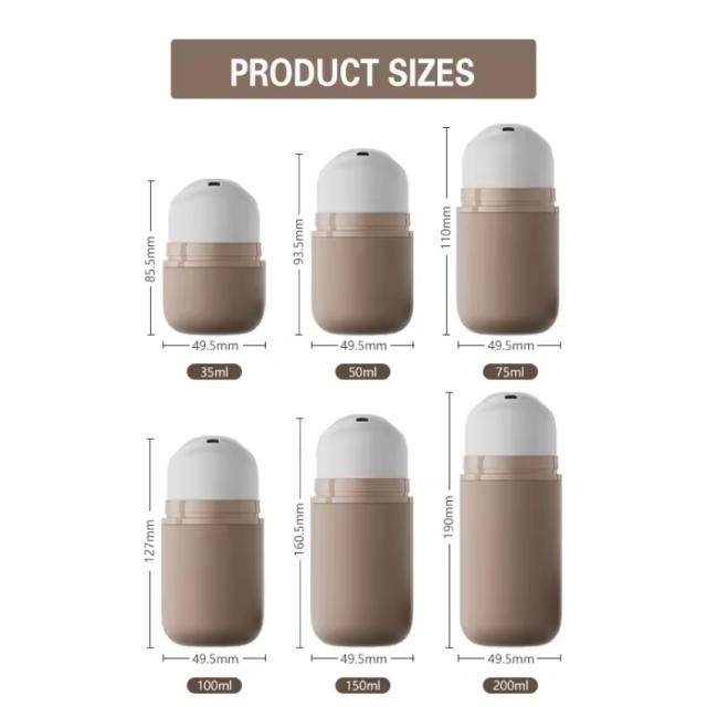 ขวดเครื่องสำอาง ขวดปั๊ม ขวดโลชั่น 35ml/50ml/75ml/100ml/150ml/200ml