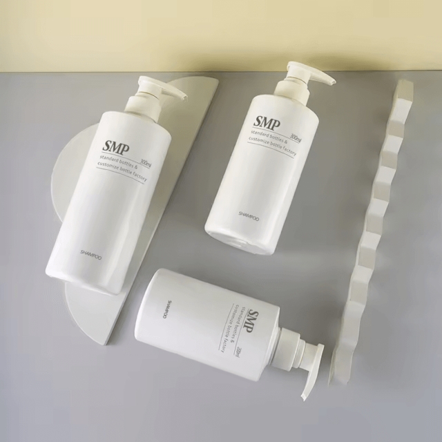 ขวดเครื่องสำอาง ขวดผลิตภัณฑ์ ขวดแชมพู ขวดโลชั่น หัวปั๊ม 300ml/500ml