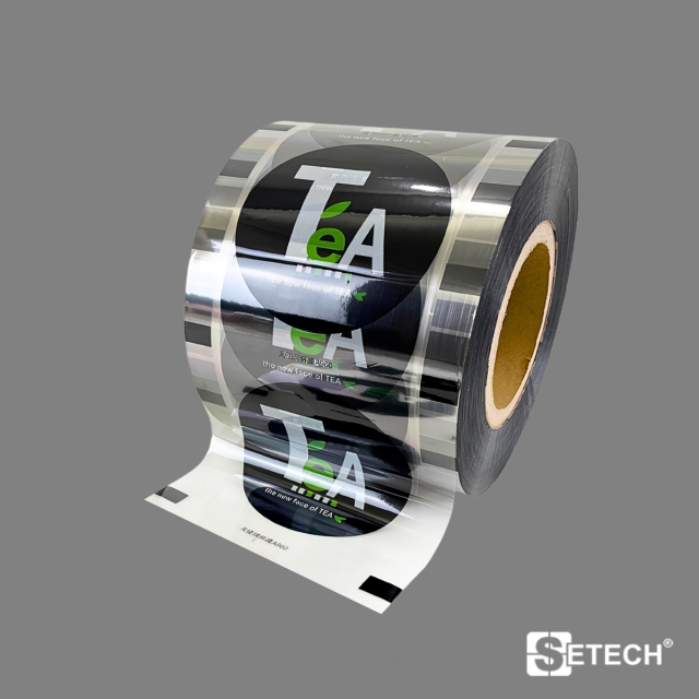 ฟิล์มซิลฝาแก้ว ลาย Tea สำหรับแก้วขนาด 90 mm , 95 mm SETECH รุ่น FG-04