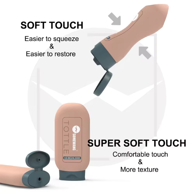 หลอดเครื่องสำอาง หลอดใส่ครีมโลชั่น หลอดบีบครีมกันแดด พลาสติก 30ml พิมพ์โลโก้เองได้