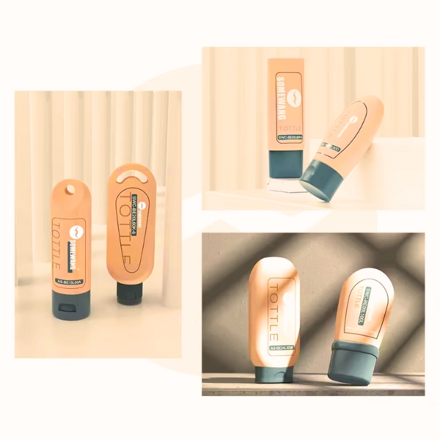 หลอดเครื่องสำอาง หลอดใส่ครีมโลชั่น หลอดบีบครีมกันแดด พลาสติก 30ml พิมพ์โลโก้เองได้