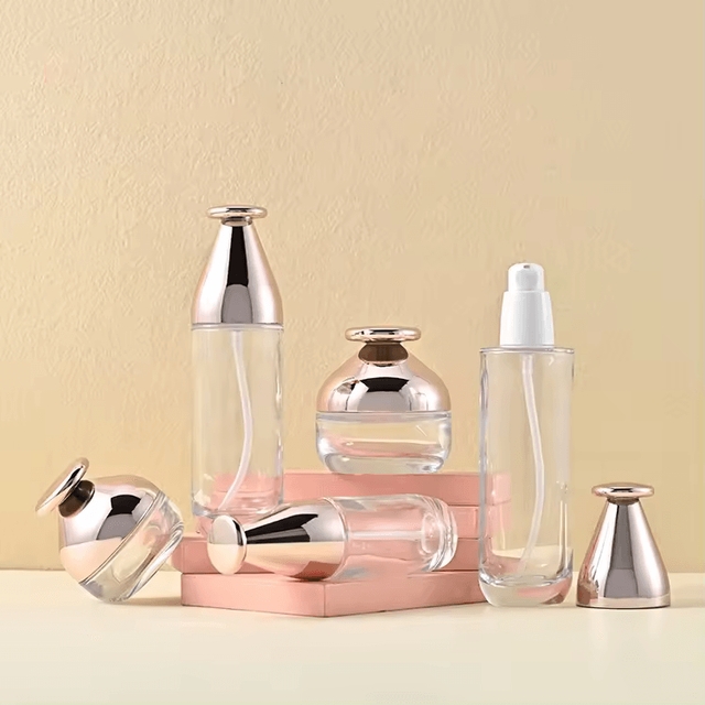 ขวดแก้วเครื่องสำอาง ขวดเซรั่ม ขนาด 40ml /100ml/ 120ml และ ตลับครีม 30ml/50ml