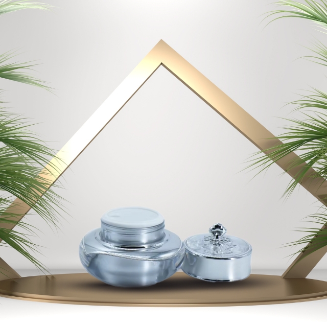 กระปุกเครื่องสำอางสไตล์ luxury โหลครีม กระปุกมากส์บำรุงผิว 15g/30g/50g